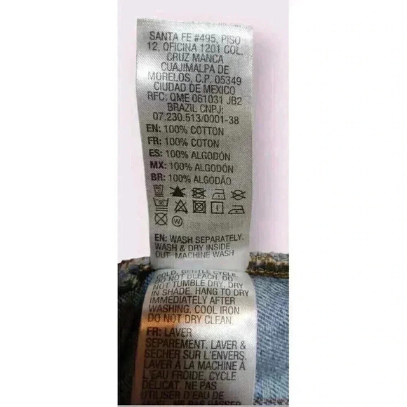 Roxy Women's Size 28 Blue Cut Off Light Wash Denim Shorts Cotton Jeans - Picture 9 of 10